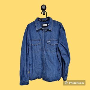 LACOSTE men's denim button up